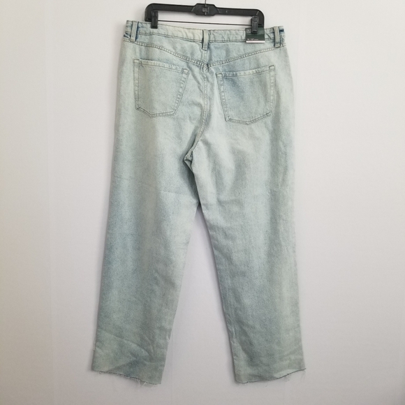 NWT Wild Fable High Rise Straight Distressed Jeans Size 16 - Picture 5 of 10